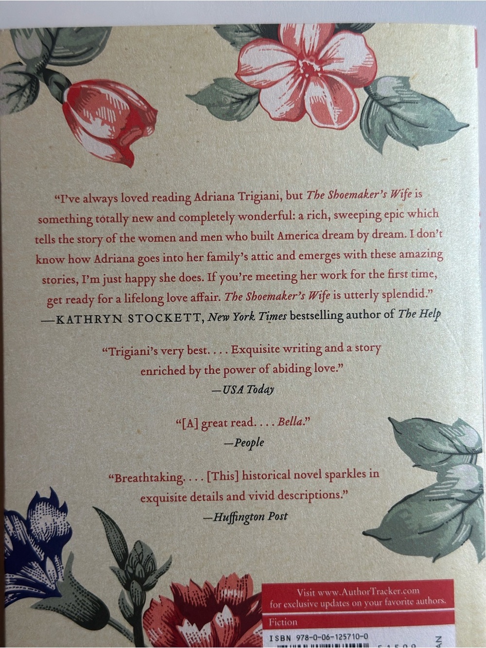 The Shoemaker’s Wife by Adriana Trigiani | Historical Fiction | Paperback Book - Picture 3 of 11